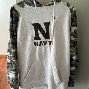 Navy “N Star” Camo Hoodie
